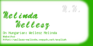melinda wellesz business card